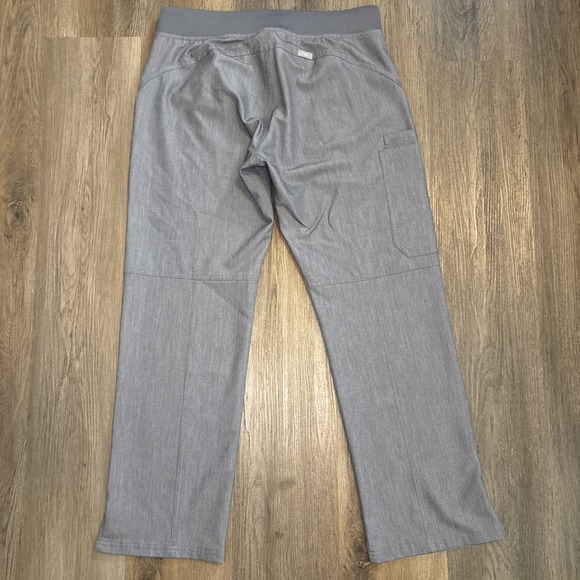 FIGS 2 Pc Set Graphite Gray Catarina Top Medium Kade Cargo Pants Medium Petite - Picture 9 of 13
